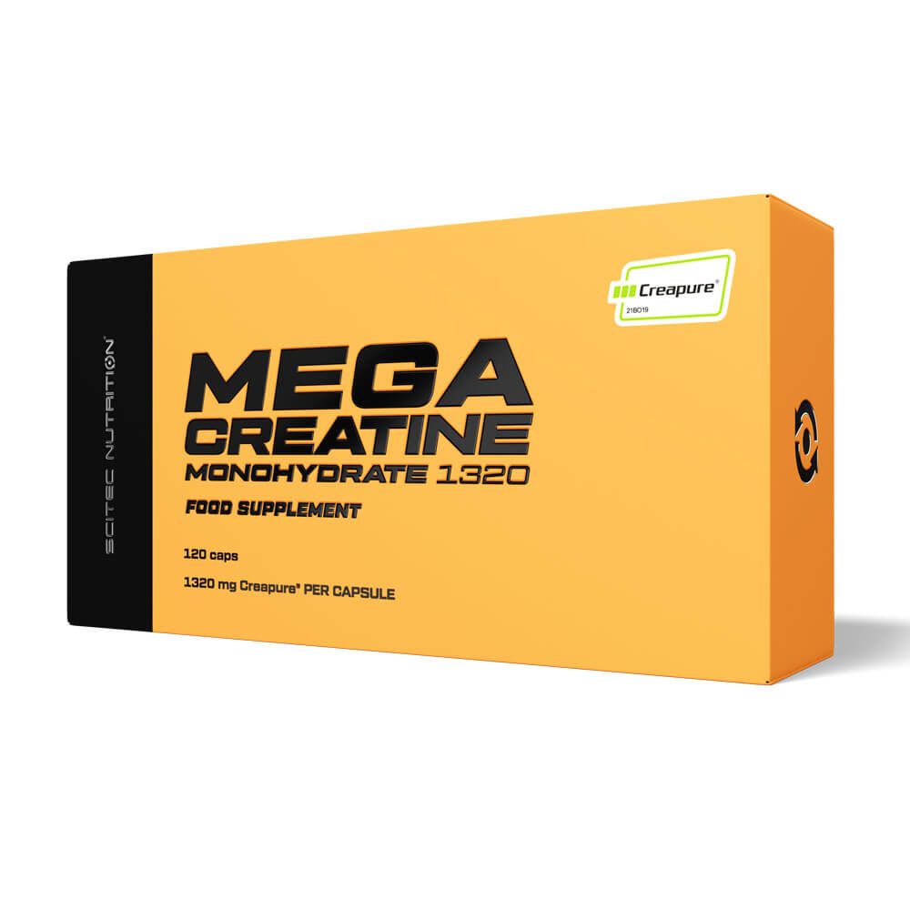 Mega Creatina Monohidrato 1320 bote de 120 cápsulas de Scitec Nutrition