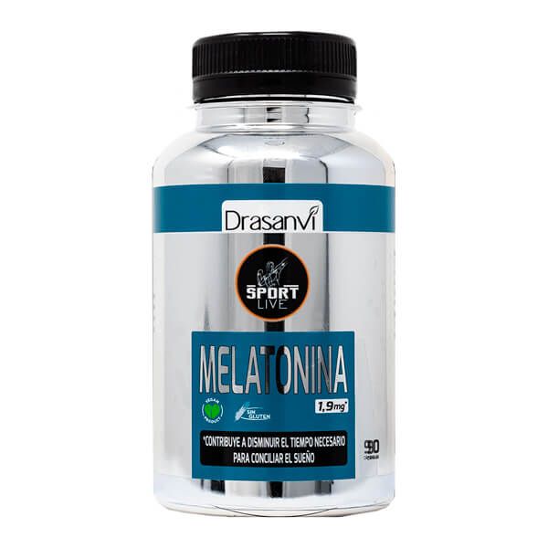 Melatonina 1.9mg bote de 90 cápsulas sport live - mejora del sueño por Drasanvi
