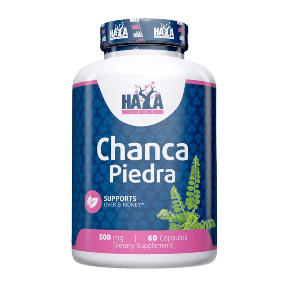 Chanca Piedra 500mg envase de 60 cápsulas de la sección tracto urinario hecho por Haya Labs
