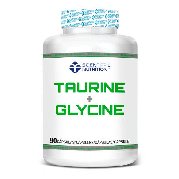 Taurina + Glicina en 90 cápsulas de la marca Scientiffic Nutrition