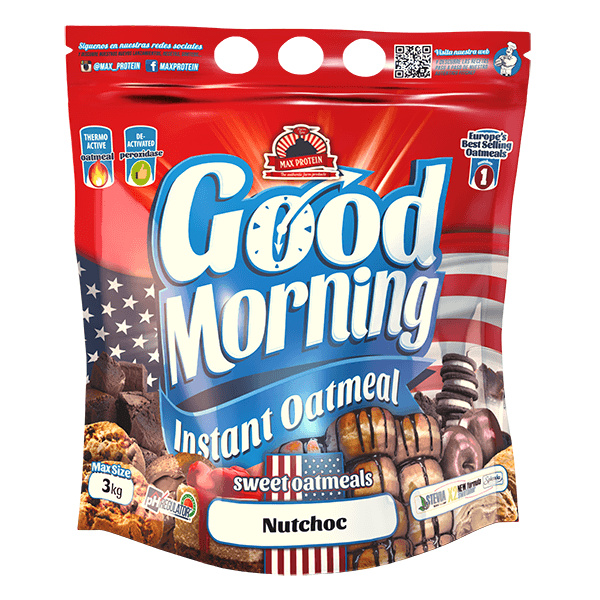 Harina de Avena Good Morning Instant de 3kg de la marca Max Protein (Harina de Avena Dulce)