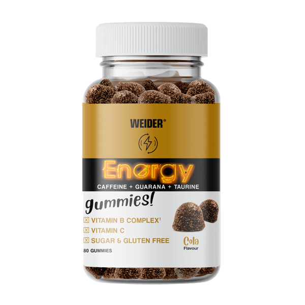 Energy Gummies en 80 gummies hecho por Weider - energéticos