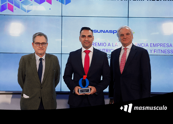 Masmusculo: Líder en nutrición deportiva y Fitness, reconocido en el VI Premio a la Excelencia Empresarial de La Razón