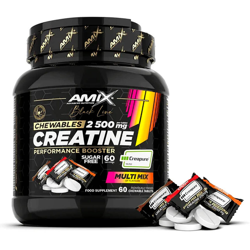 Creatina Masticable 2500mg Black Line - Amix Nutrition 0