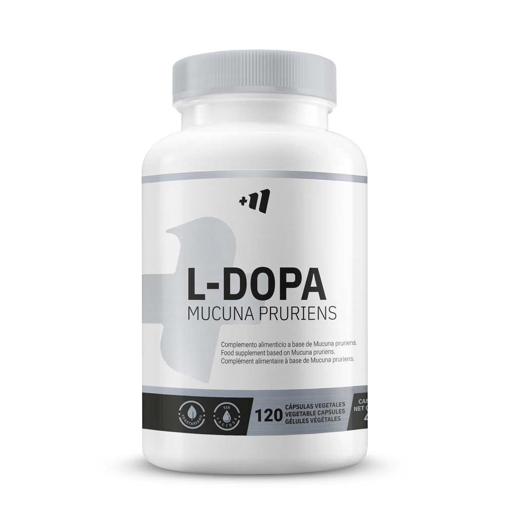 L-DOPA 108mg presentación de 120 cápsulas vegetales en la sección de complejos h crecimiento de la marca Masmusculo Supplements