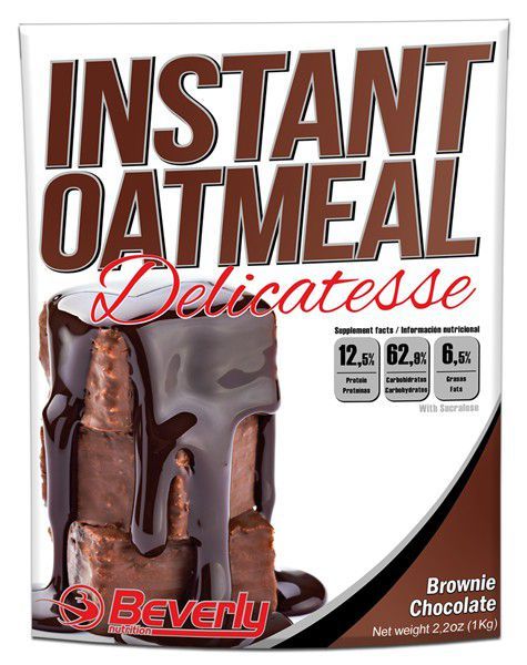 Instant Oatmeal Delicatesse de 1,5 kg de Beverly Nutrition (Harina de Avena Dulce)