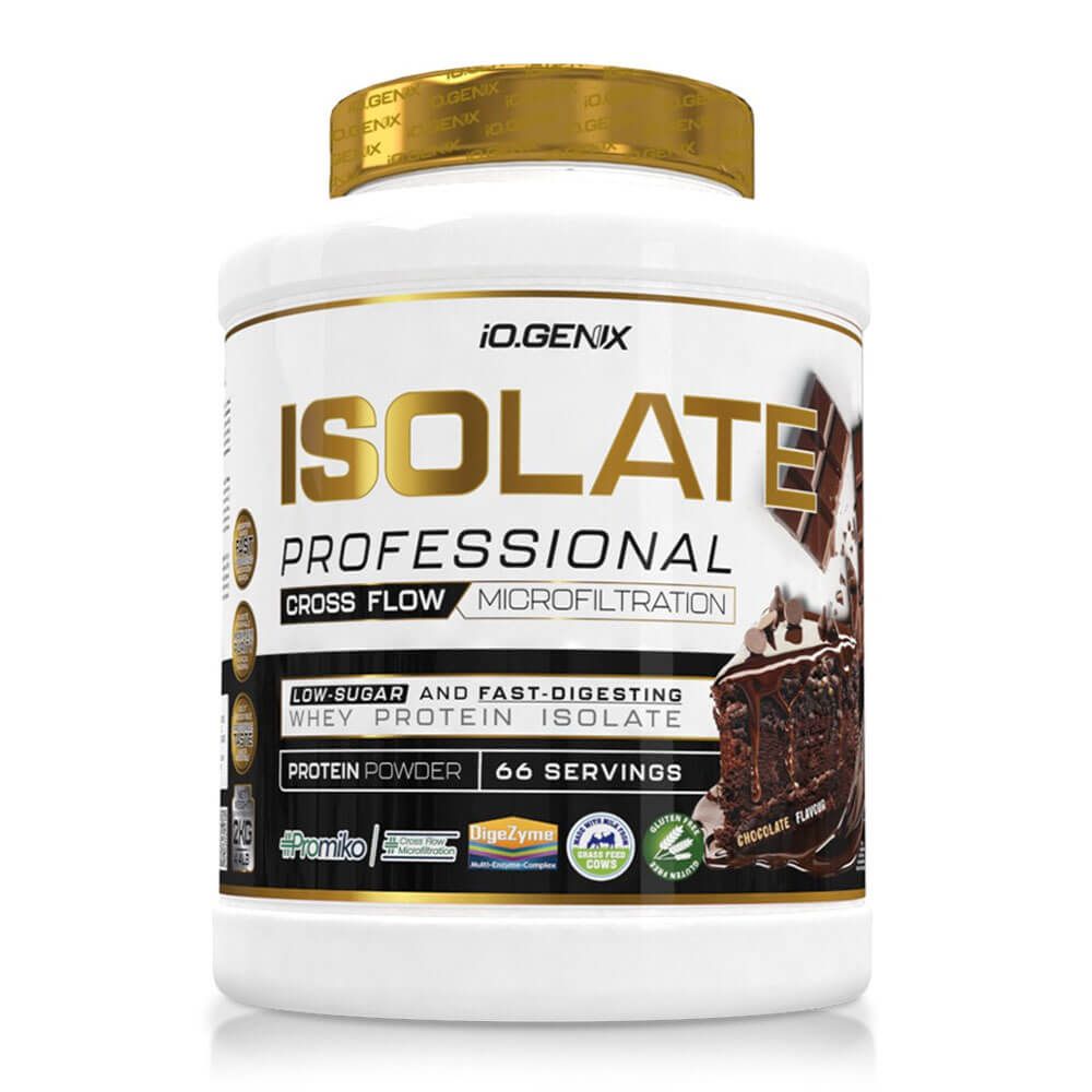 Isolate Profesional bote de 2kg hecho por IO.Genix suplemento de proteína de aislado de suero isolate