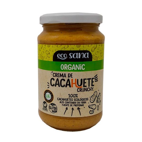 Crema de Cacahuetes Ecológica - EcoSana 0