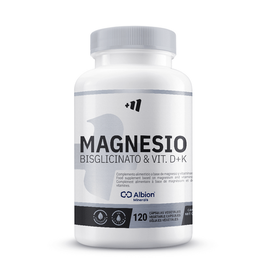 Bisglicinato De Magnesio Con Vitaminas D Y K de la marca Masmusculo Supplements en Magnesio