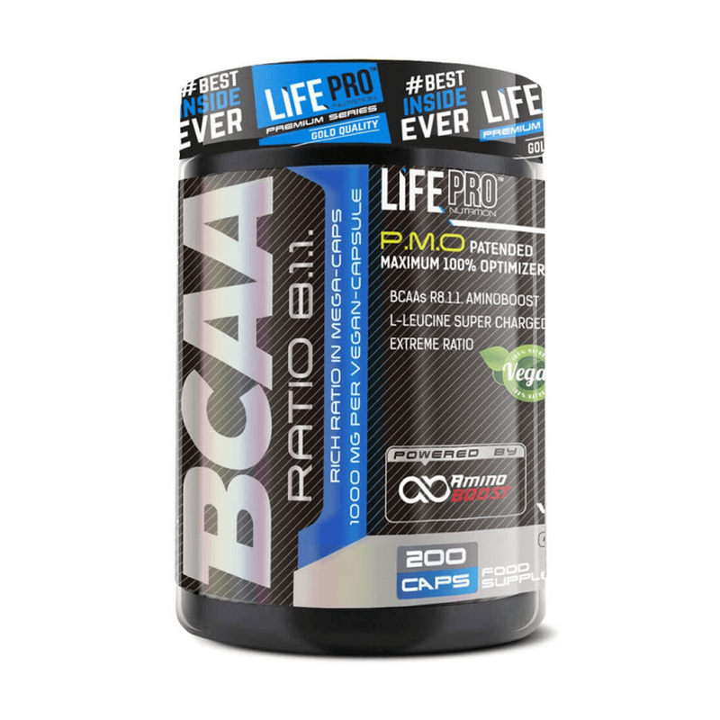 BCAA Pro 8:1:1 en cápsulas - LifePRO 0