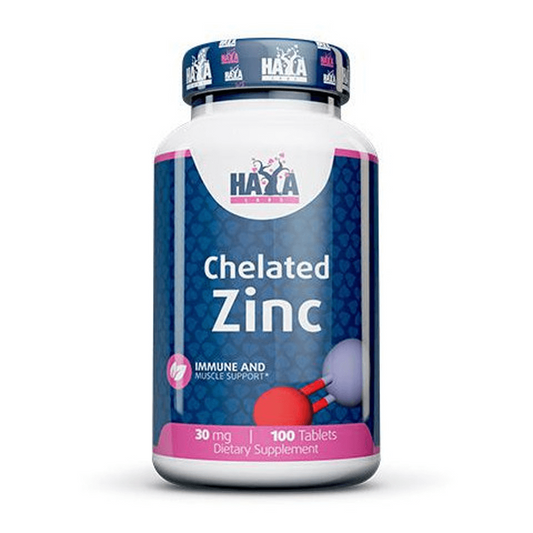 Zinc Quelado 30mg de la marca Haya Labs en Minerales