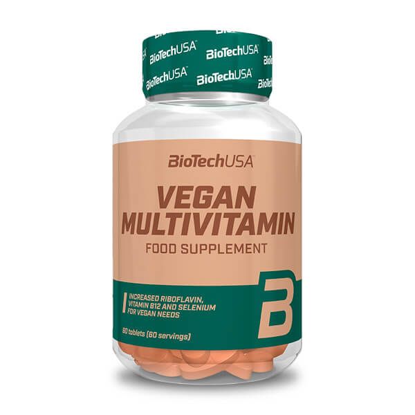 Vegan Multivitamin de 60 tabletas por Biotech USA - complejos multivitaminicos