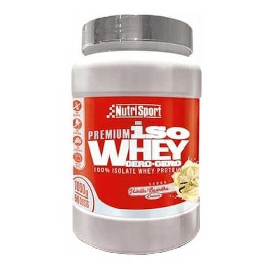 Iso Whey Cero Cero de la marca Nutrisport en Proteína de Aislado de Suero Isolate
