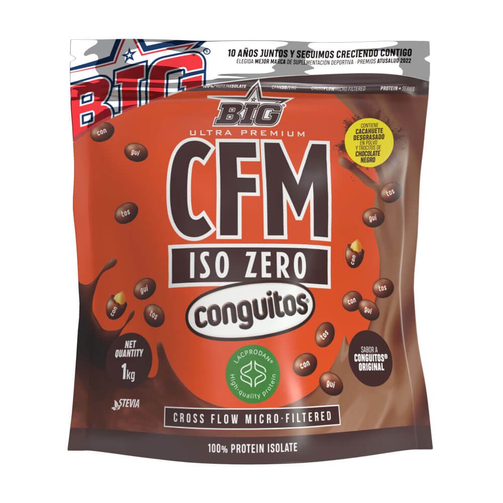 CFM ISO Zero de 1kg de la categoría proteína de aislado de suero isolate del fabricante BIG