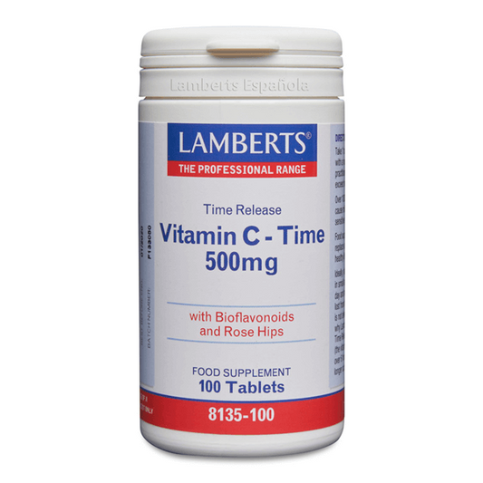 Vitamina C 500mg con Bioflavonoides de la marca Lamberts en Vitamina C