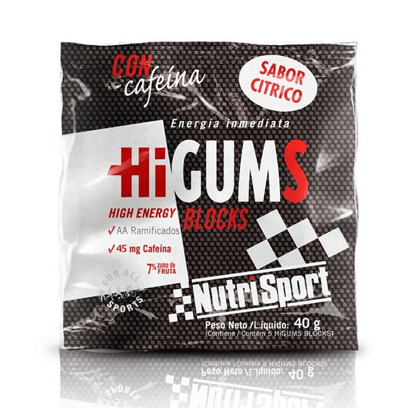 Higums Blocks con Cafeína - Nutrisport 0