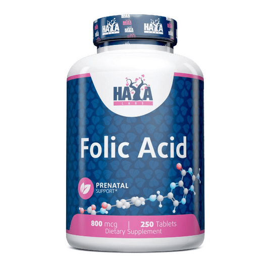 Ácido Fólico 800 mcg de la marca Haya Labs en Productos