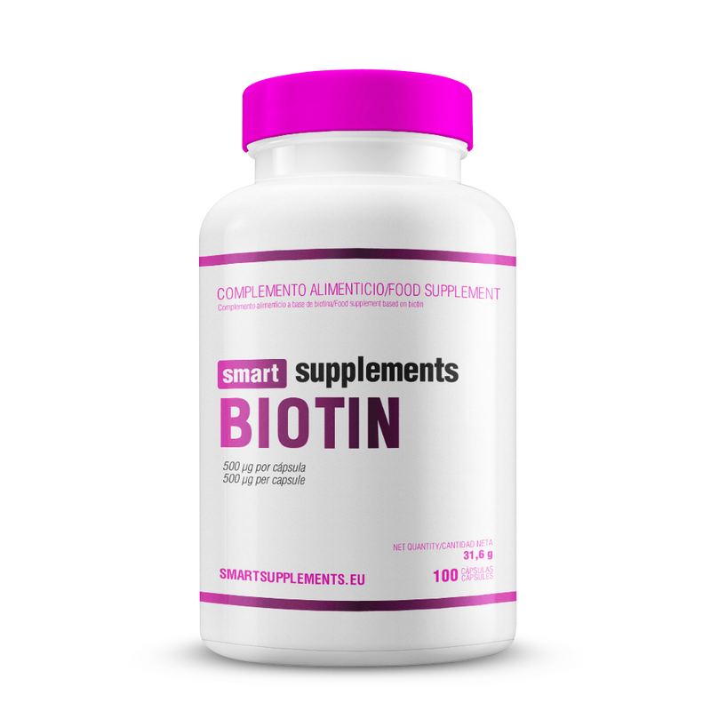 Biotina 500ug - Smart Supplements 0