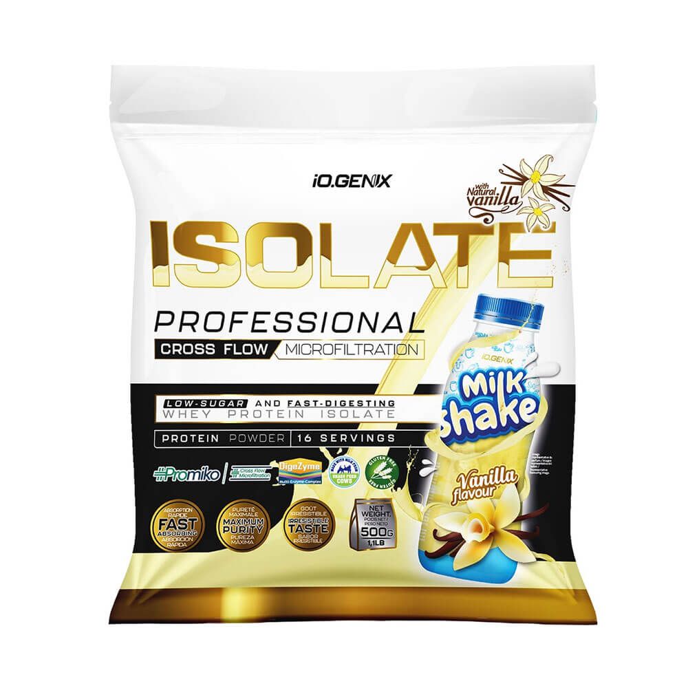 Isolate Profesional envase de 500g suplemento de proteína de aislado de suero isolate del fabricante IO.Genix