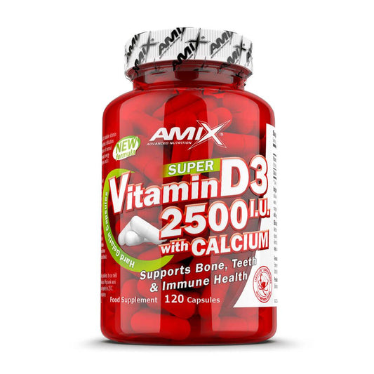 Vitamina D3 2500IU + Calcio de la marca Amix Nutrition en Vitamina D
