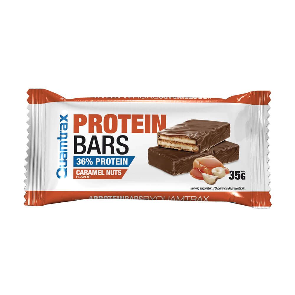Barrita Protein Bar envase de 35g suplemento de barritas de proteinas de Quamtrax