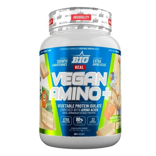 Real Vegan Amino+ presentación de 1kg en la categoría proteína vegetal y veganos del fabricante BIG