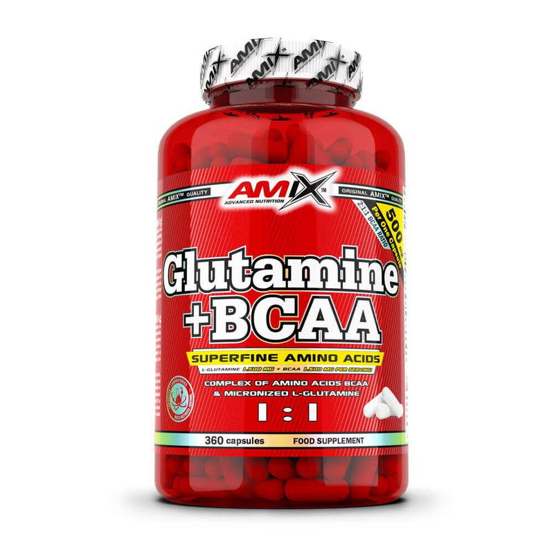 Glutamina + BCAA en cápsulas - Amix Nutrition 0