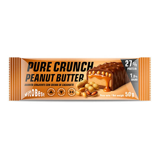 Barrita Pure Crunch Peanut Butter de la marca VitoBest en Barritas de Proteinas