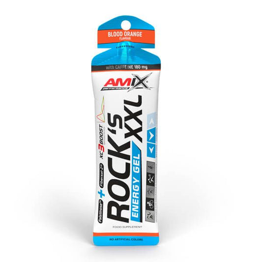 Rock's Energy Gel XXL con Cafeína de la marca Amix Nutrition en Suplementos Endurance