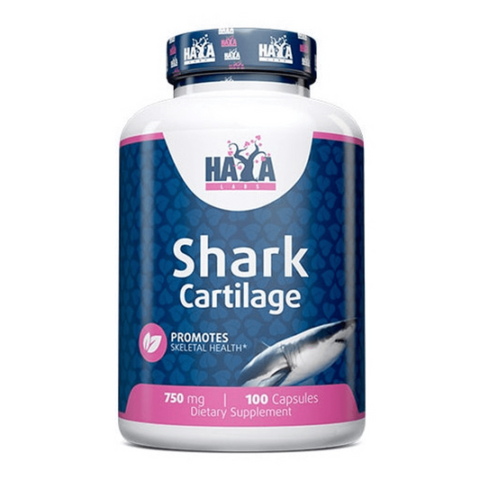 Shark Cartilage (Cartílago de Tiburón) 750mg de la marca Haya Labs en Cartílago