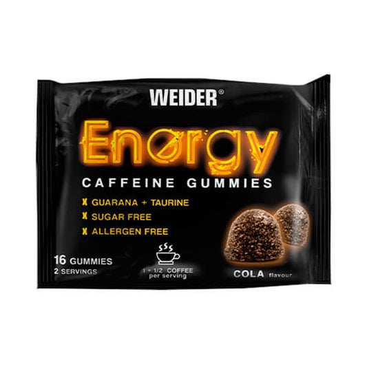 Energy Caffeine Gummies de la marca Weider en Suplementos Endurance