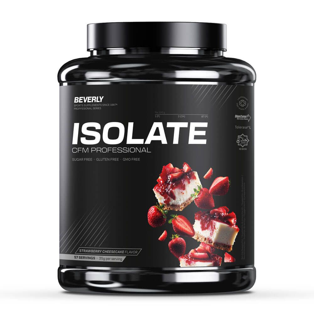 Isolate CFM Professional bote de 2kg del fabricante Beverly Nutrition suplemento de la sección proteína de aislado de suero isol