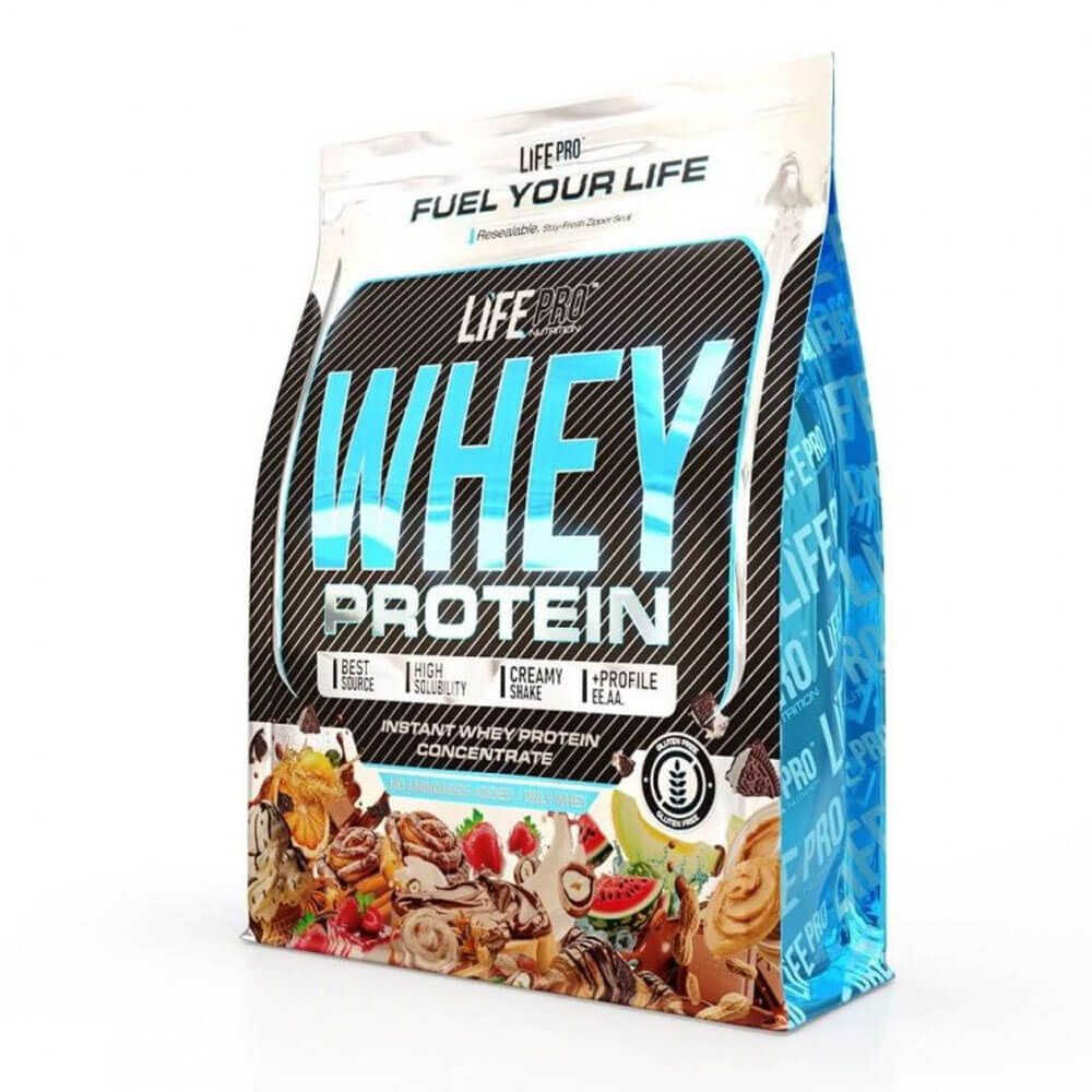 Whey Protein envase de 2kg suplemento de proteina de suero whey hecho por LifePRO