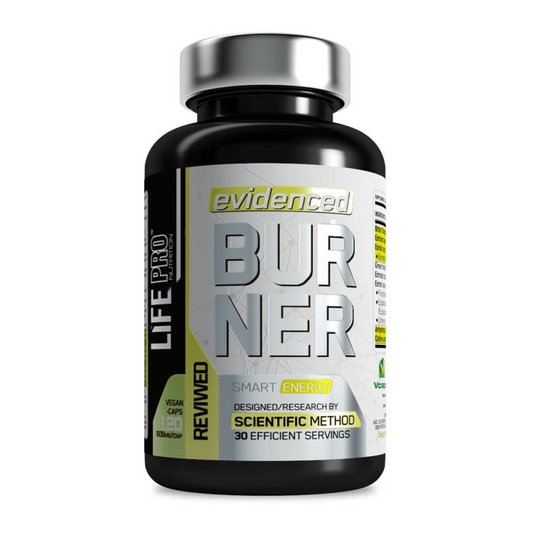Evidenced Burner 720mg de la marca LifePRO en Cafeína y extractos vegetales