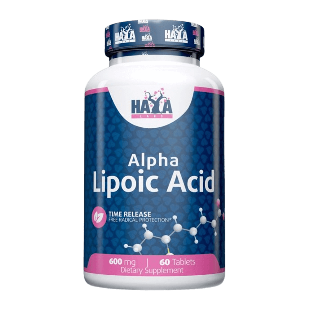 Ácido Alfa Lipoico envase de liberación sostenida 600mg en la categoría antioxidantes por Haya Labs