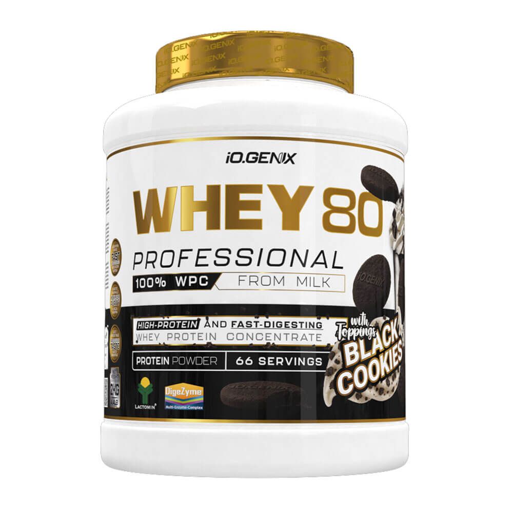 Whey 80 Profesional bote de 2kg - proteina de suero whey hecho por IO.Genix