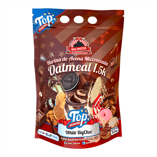 Harina de Avena Top Flavors de la marca Max Protein en Avena