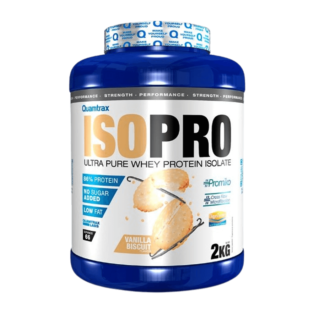Isopro CFM envase de 2kg en la categoría proteína de aislado de suero isolate de la marca Quamtrax