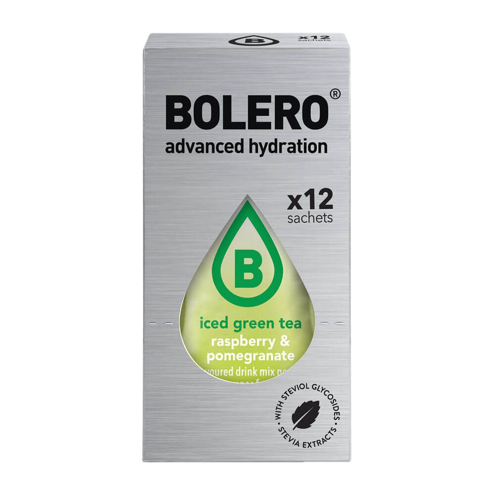 Caja de 12 Stick Bolero Iced Green Tea para 500ml presentación de 3g del fabricante Bolero de la categoría edulcorantes y sabori