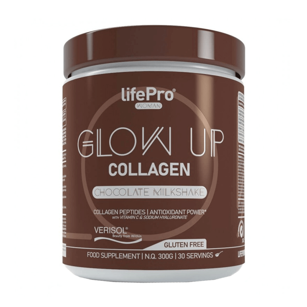 Glow Up Collagen bote de 300g de la marca LifePRO suplemento de colágeno