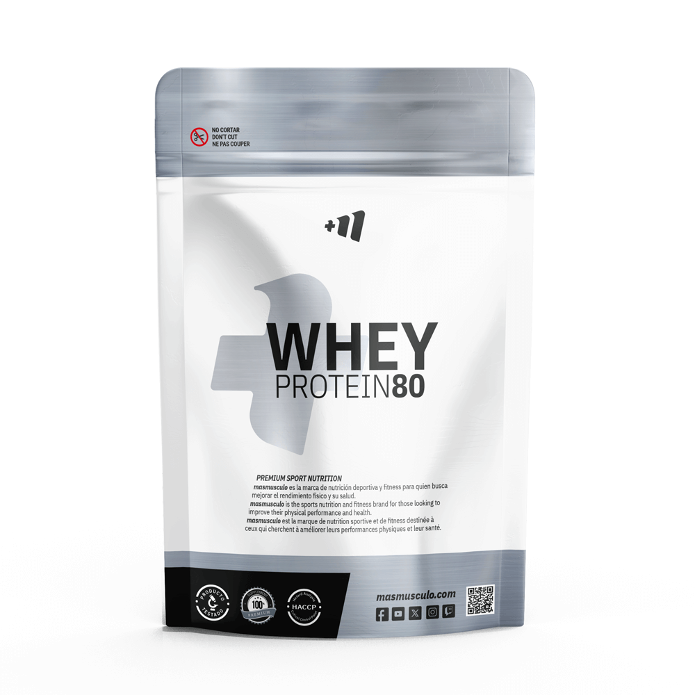 Whey Protein80 en 1kg por Masmusculo Supplements en la sección de proteina de suero whey
