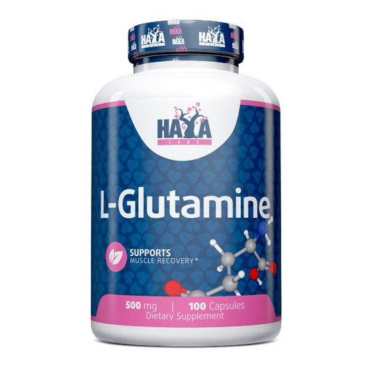 L-Glutamina 500mg de la marca Haya Labs en Glutamina