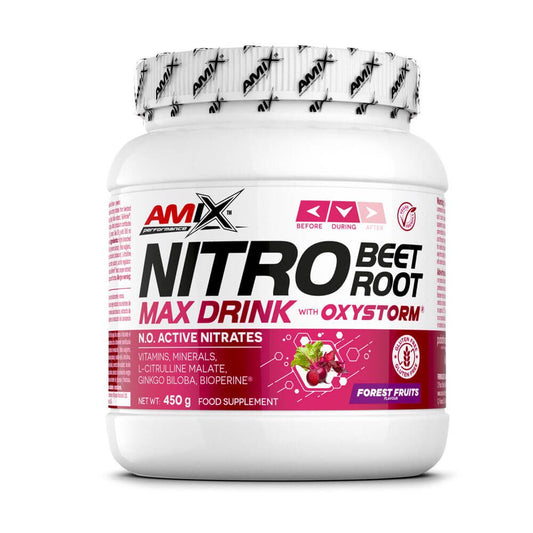Nitro Beet Root Max Drink (Nitrato De Remolacha) de la marca Amix Nutrition en Rendimiento