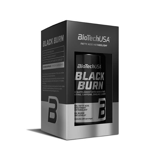 Black Burn en cápsulas de la marca Biotech USA en Cafeína y extractos vegetales