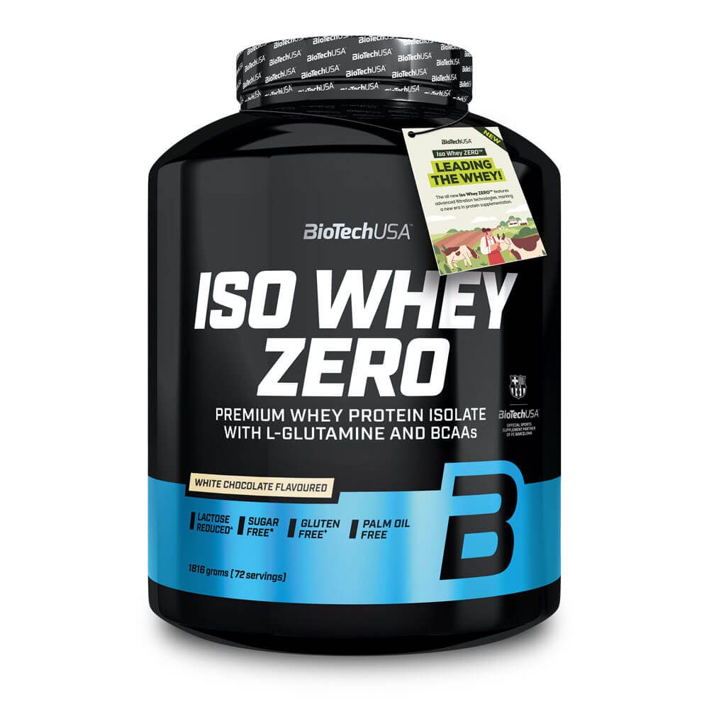 Iso Whey Zero envase de 1816g en la categoría proteína de aislado de suero isolate de Biotech USA