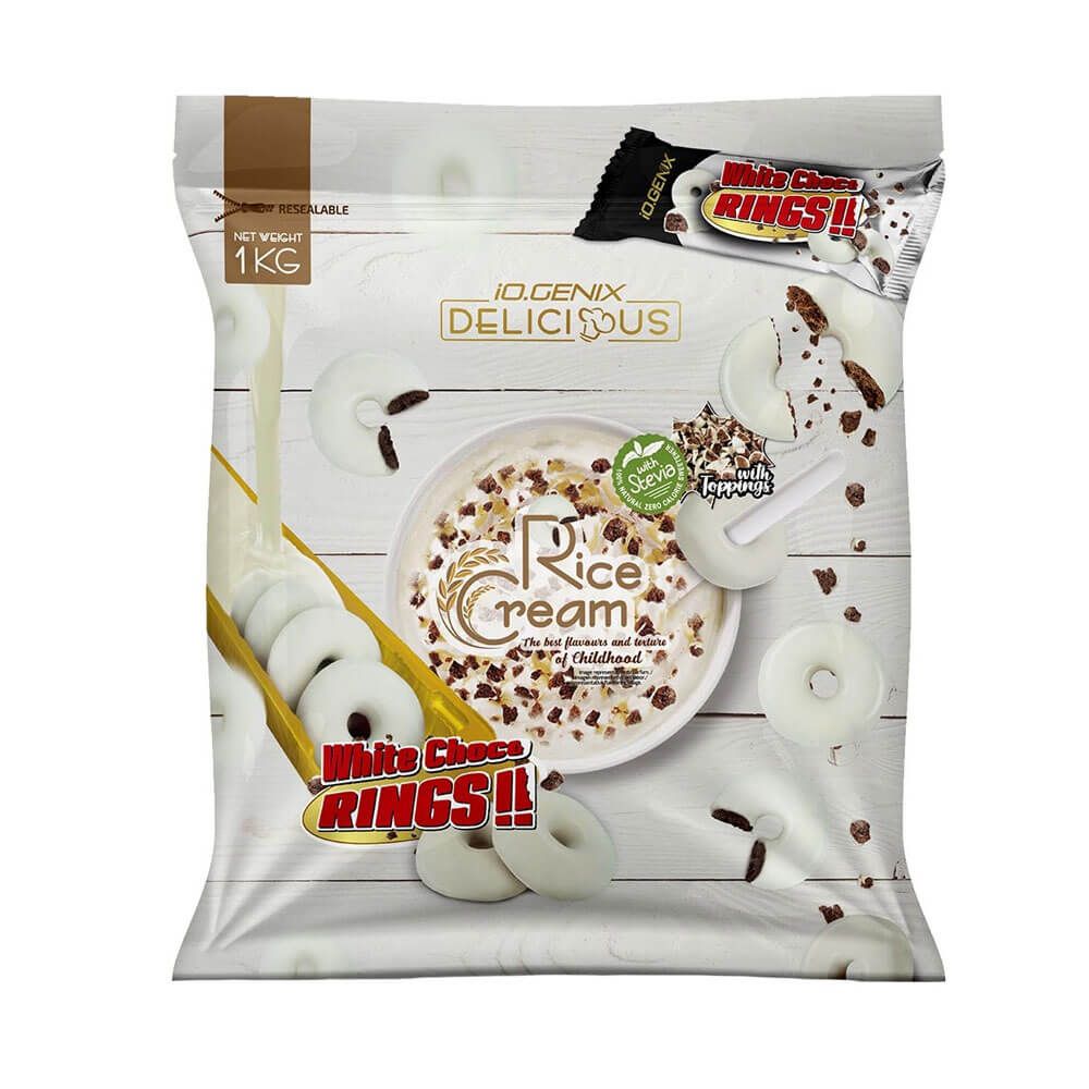 Rice Cream presentación de crema de arroz de IO.Genix de la categoría harina de arroz