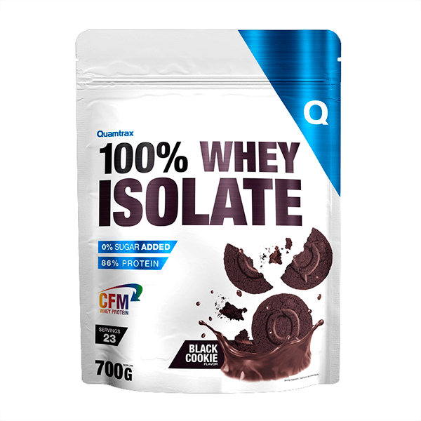 100% Whey Isolate envase de 700g suplemento de la sección proteína de aislado de suero isolate por Quamtrax