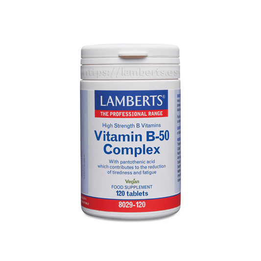 Vitamina B-50 Complex de la marca Lamberts en Vitamina B