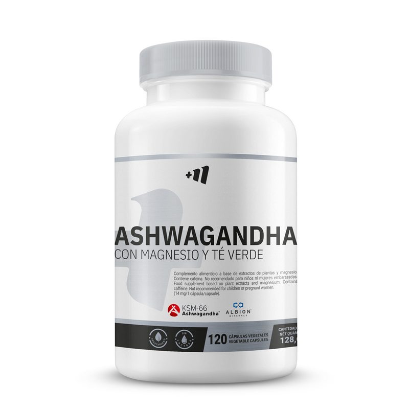 Ashwagandha KSM-666® con Magnesio Albion® y Te Verde - Masmusculo Supplements 0