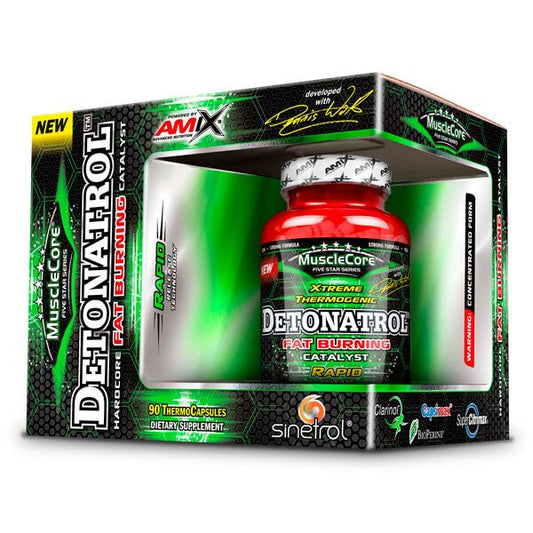 Detonatrol Fat Burning de la marca Amix MuscleCore en Cafeína y extractos vegetales